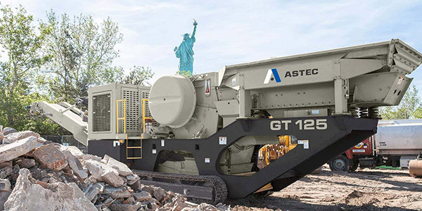 Мобильная дробилка Astec