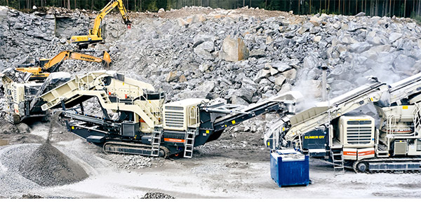 Мобильная дробилка Metso
