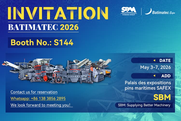 Осталось 3 дня! Присоединяйтесь к SBM на выставке BATIMATEC 2026